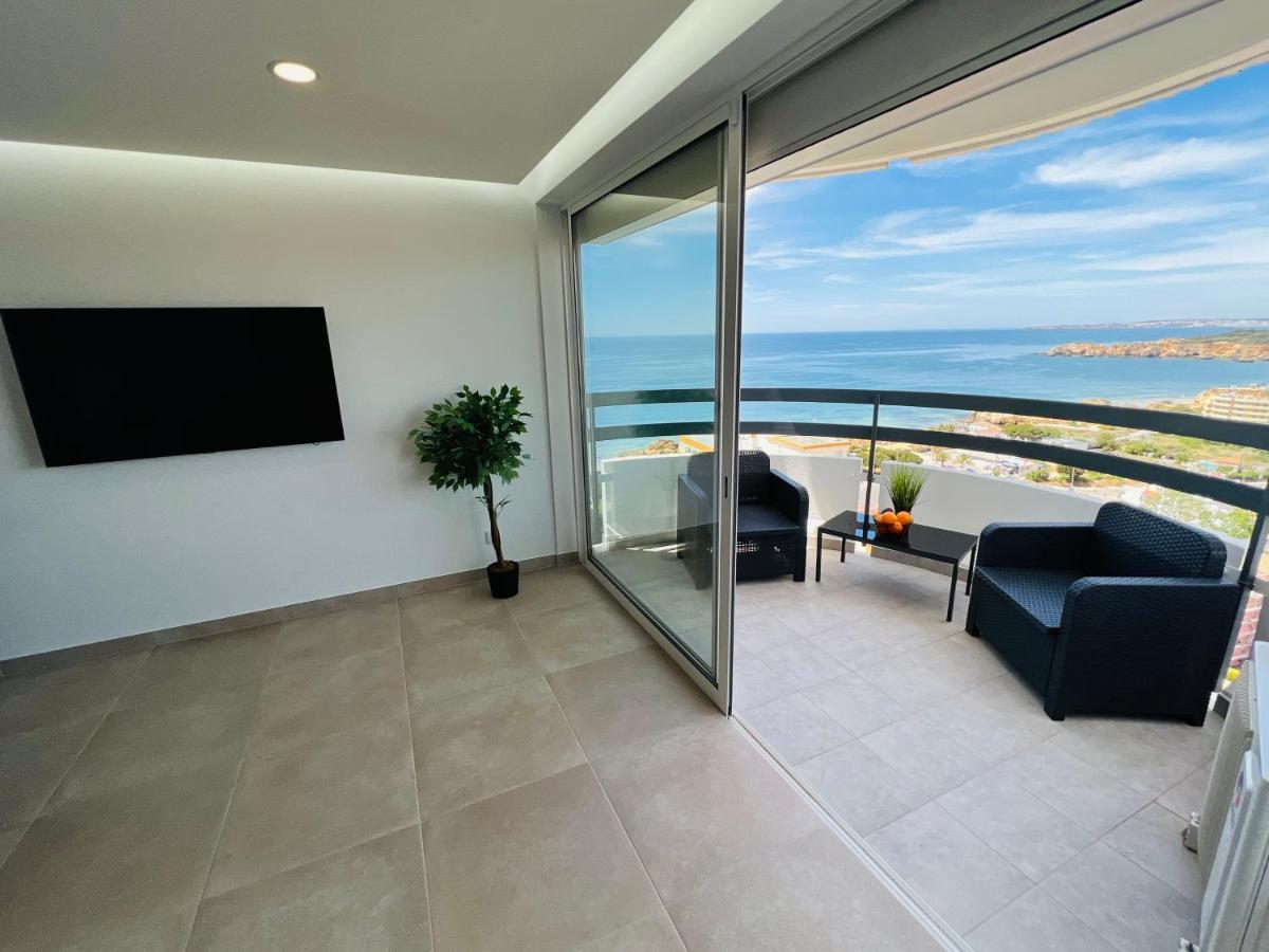 Top Ocean View Apartment - Amazing Sunset - Modern Style - Pool & 200M To Beach Portimao Exterior photo